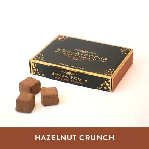 booja booja hazelnut praline crunch chocolate vegan truffles